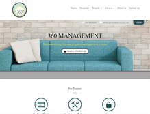 Tablet Screenshot of 360managementservices.com